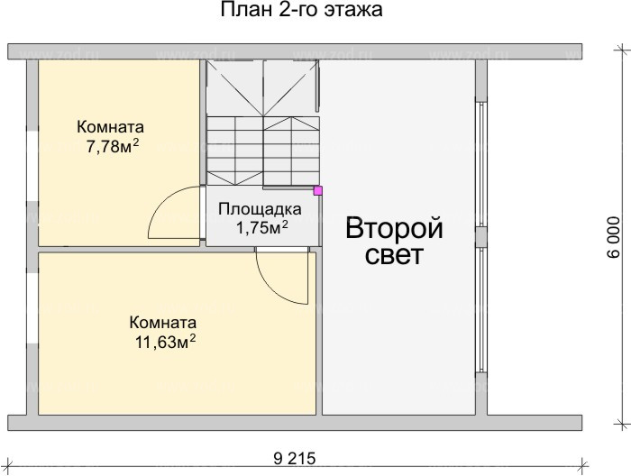 План 2 этажа